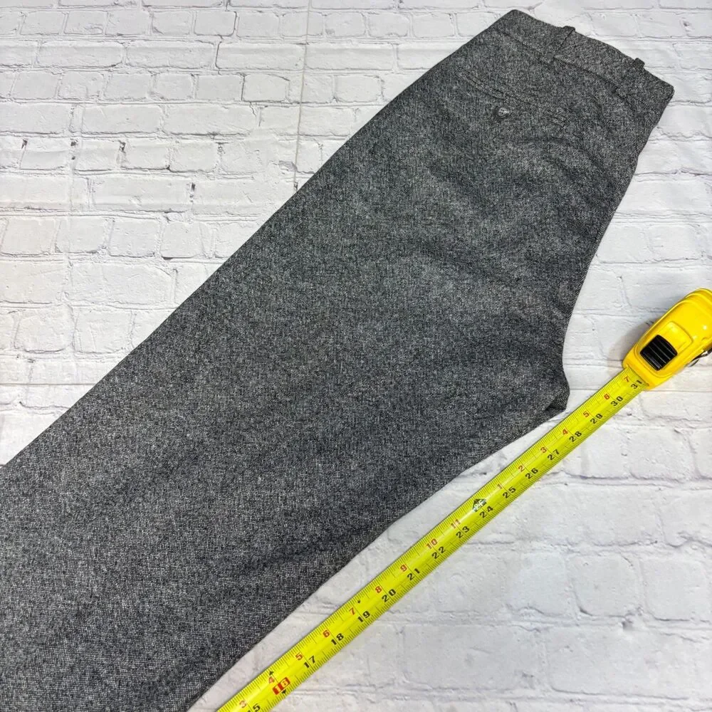 O'Connell's Men Wool Dress Pants Size 32x29 Made in USA Gray D119 -25